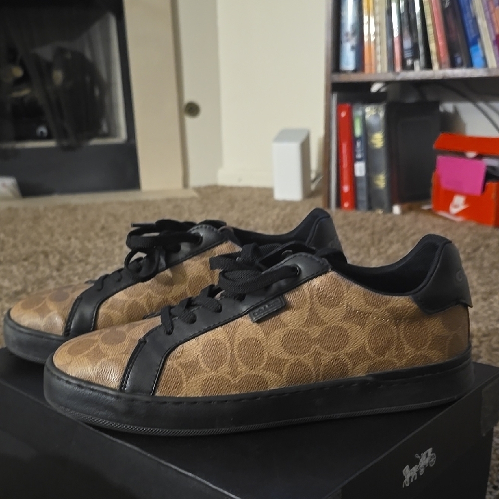 Coach Men's Sneakers in Black and Brown